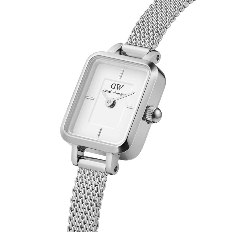 Orologio DW Quadro Mini Sterling DW00100726 donna 15x18 mm-2b Gioielli