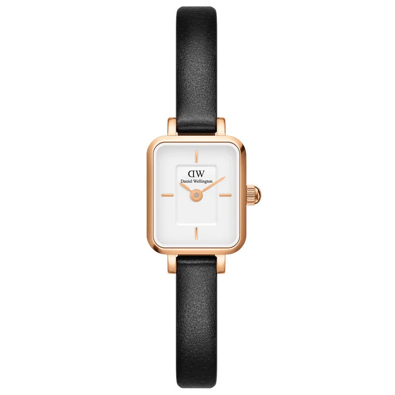 Orologio DW Quadro Mini Sheffield Rose Gold DW00100728 donna 15x18 mm-2b Gioielli
