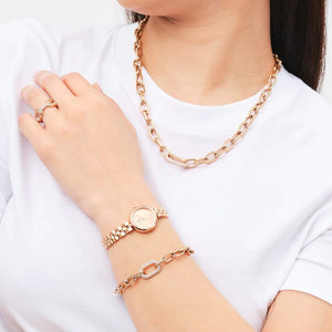 Collana DW Crystal Rose Gold DW00400571 donna-2b Gioielli