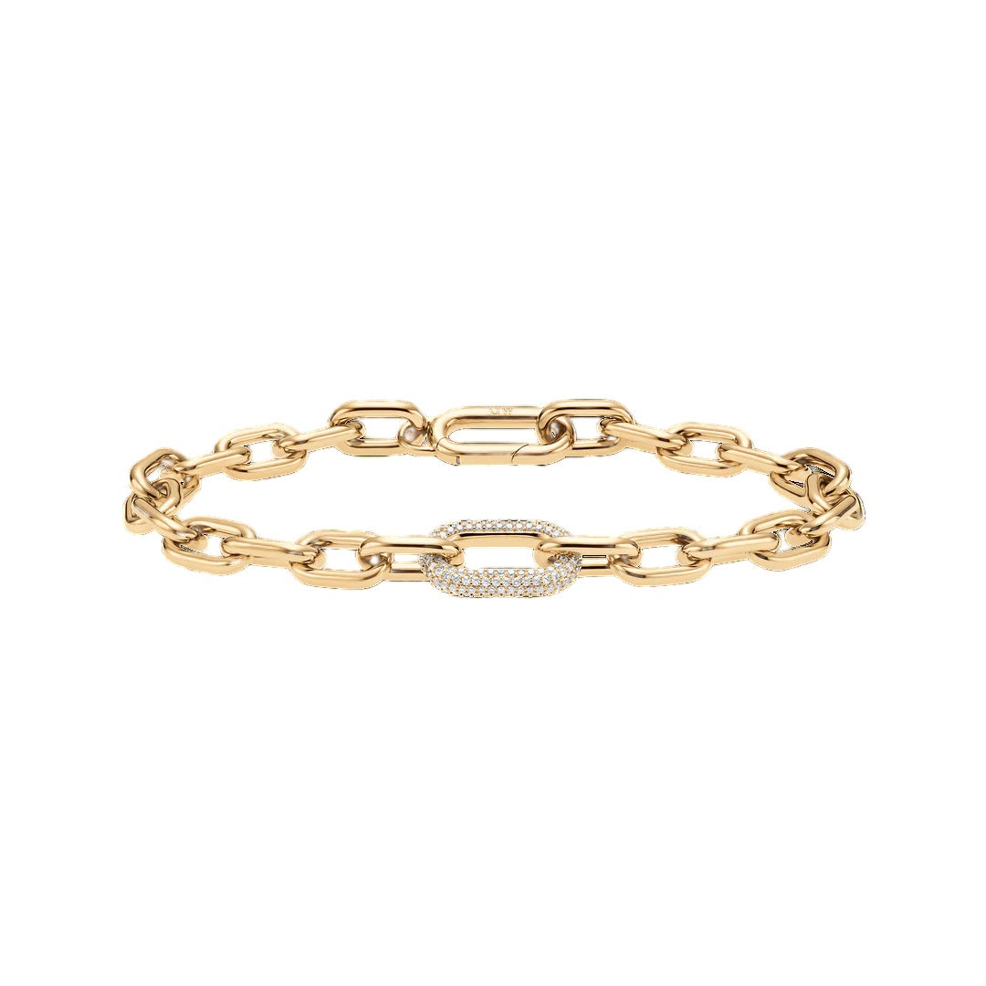 Bracciale DW Crystal Link Gold DW00400592 donna 175 mm-2b Gioielli