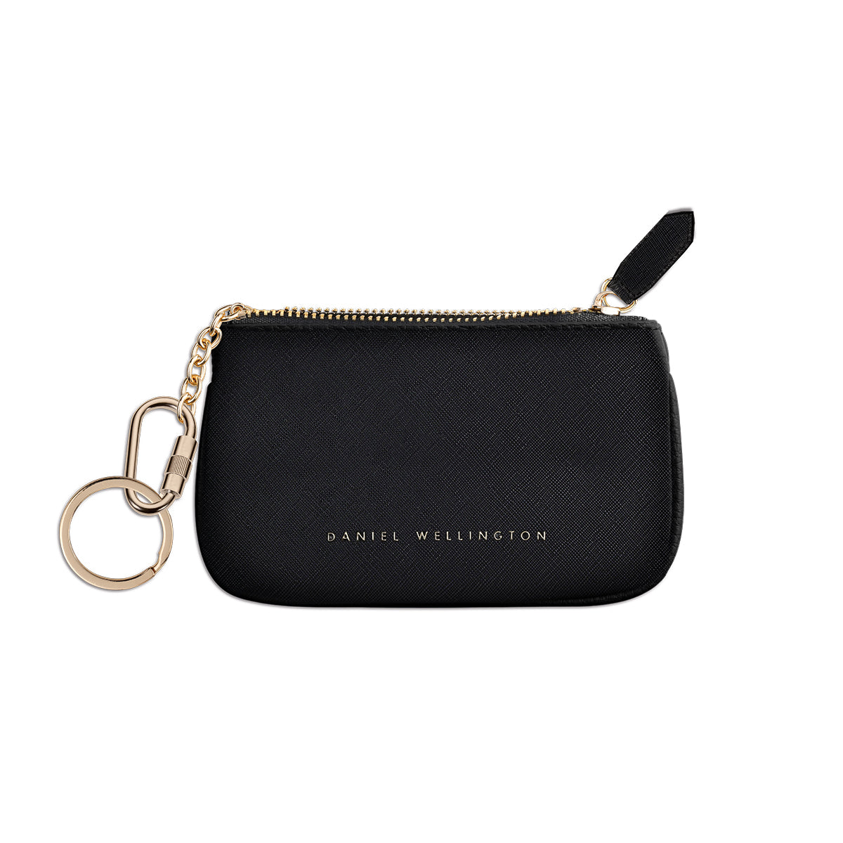 Portachiavi con lampo DW nero saffiano DW01900080-2b Gioielli