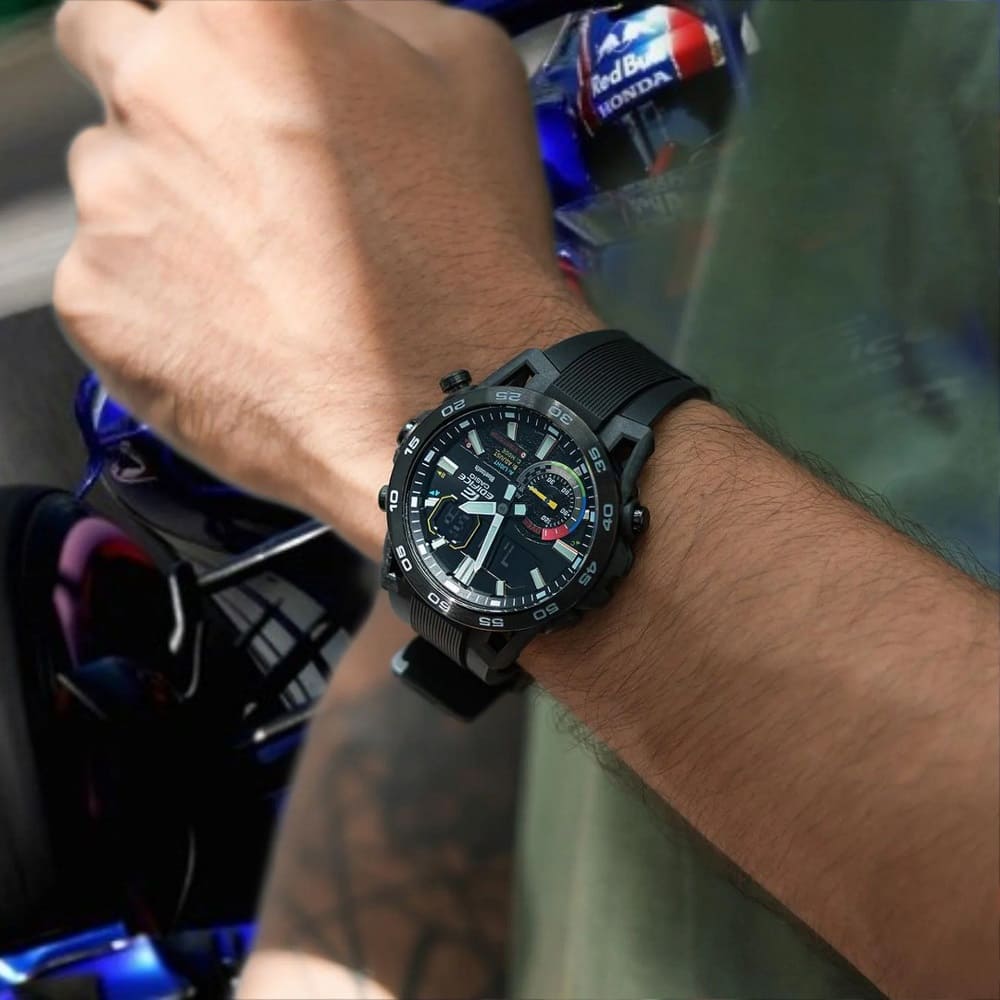 Orologio Casio Edifice ECB-40MP-1AEF Sospensione solare uomo 48 mm-2b Gioielli