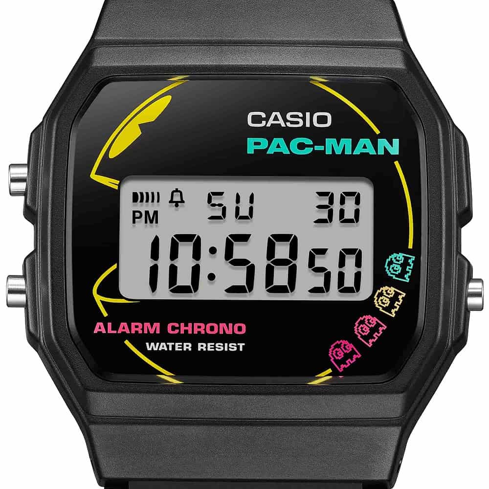 Orologio Casio Collection F-91WPC-1AER PAC-MAN WAKA WAKA Limited Edition-2b Gioielli