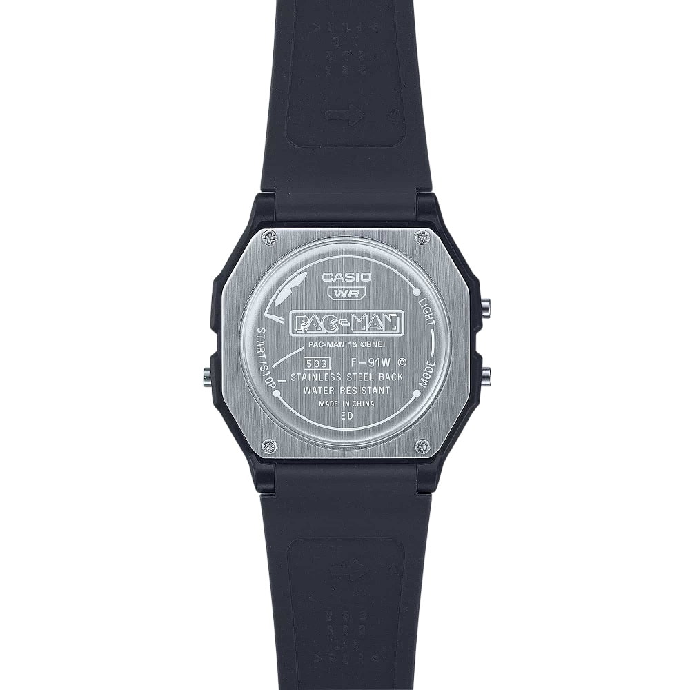 Orologio Casio Collection F-91WPC-1AER PAC-MAN WAKA WAKA Limited Edition-2b Gioielli