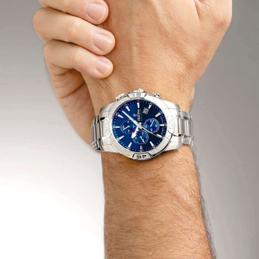 Orologio Festina Timeless Chronograph F20704/4 uomo 45 mm-2b Gioielli