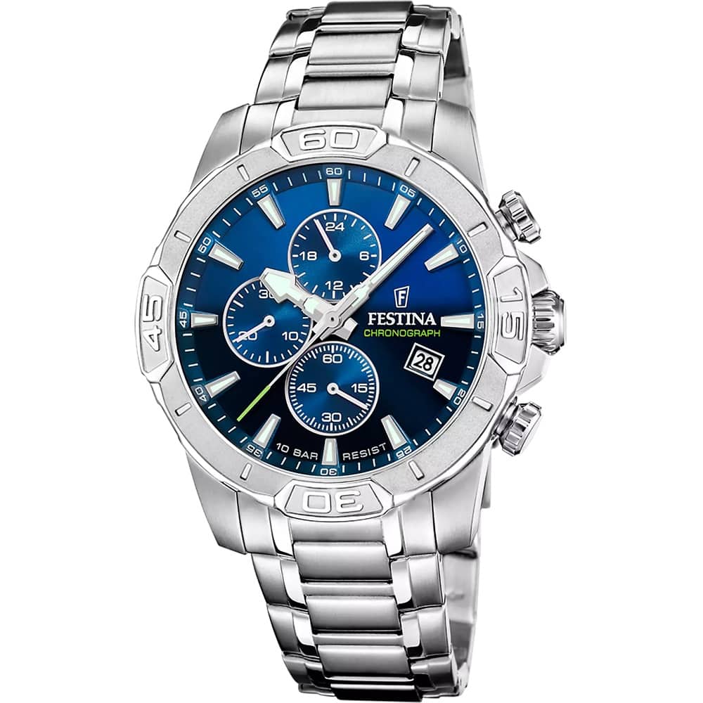 Orologio Festina Timeless Chronograph F20704/4 uomo 45 mm-2b Gioielli