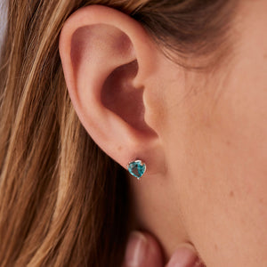 Monorecchino Brosway Fancy FAG10 donna argento 925 cuore Paraiba