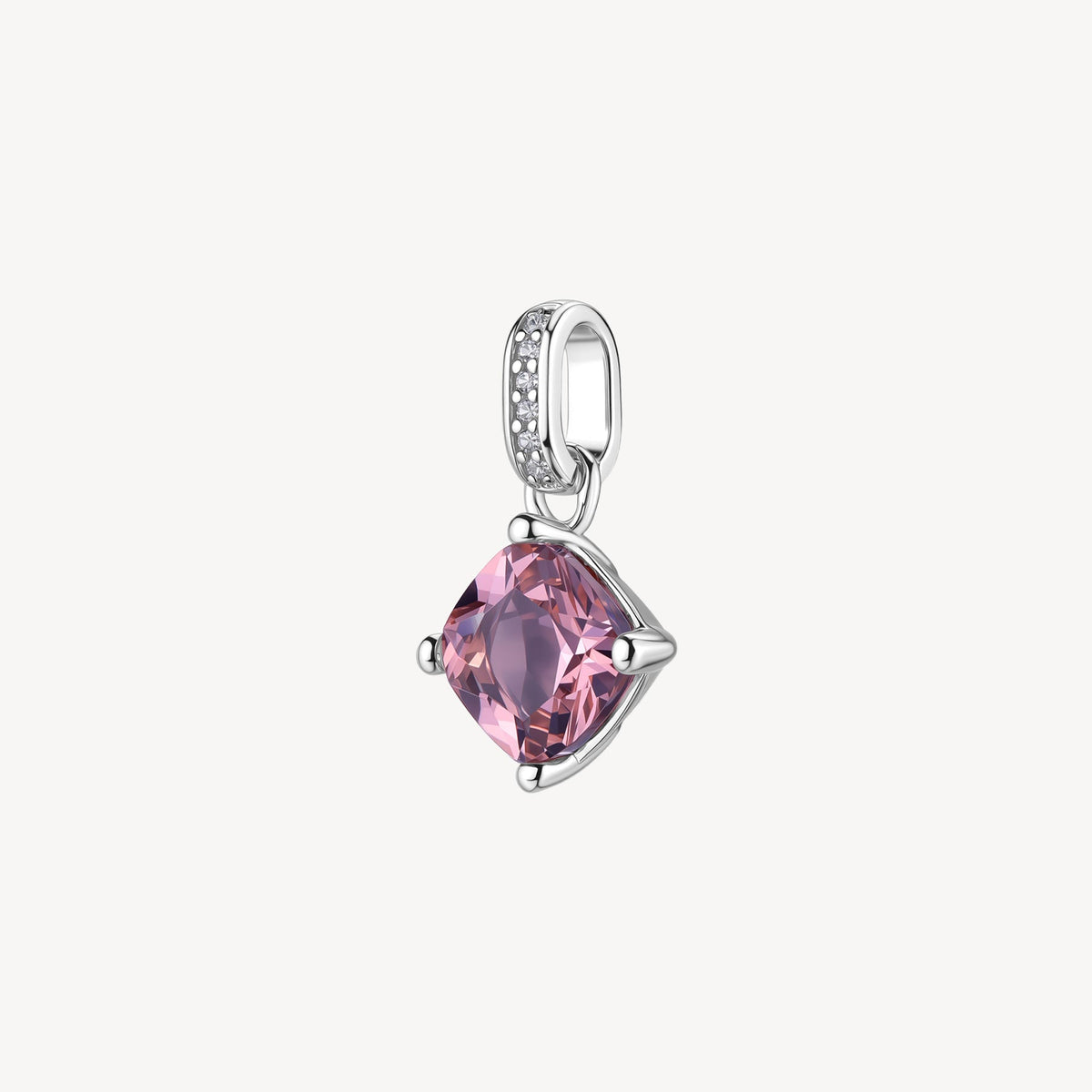 Brosway Fancy FTP02 pendente in argento rodiato 925 con zirconi rosa