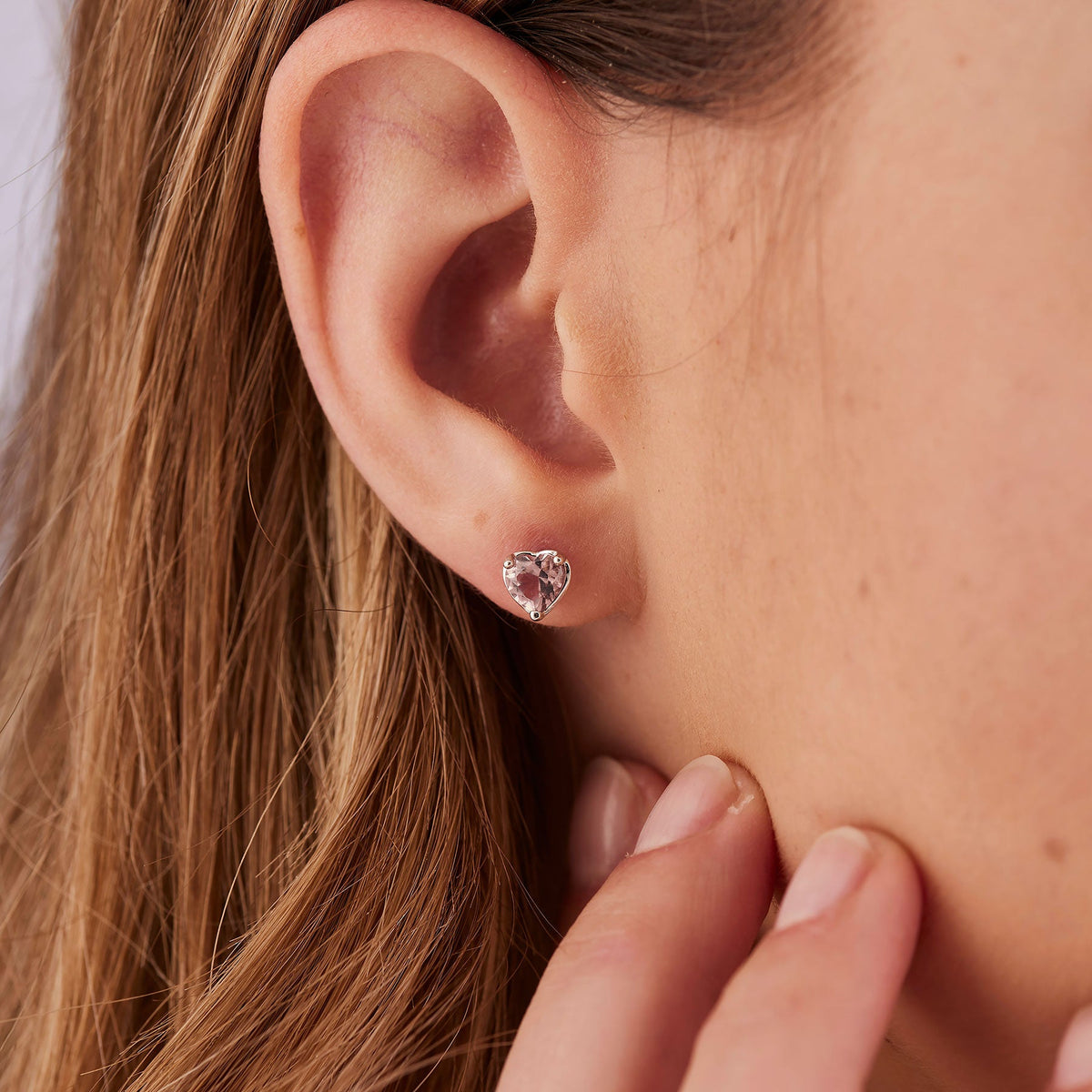 Monorecchino Brosway Fancy FTP09 donna argento 925 cuore rosa 5 mm
