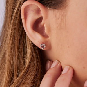 Monorecchino Brosway Fancy FTP09 donna argento 925 cuore rosa 5 mm