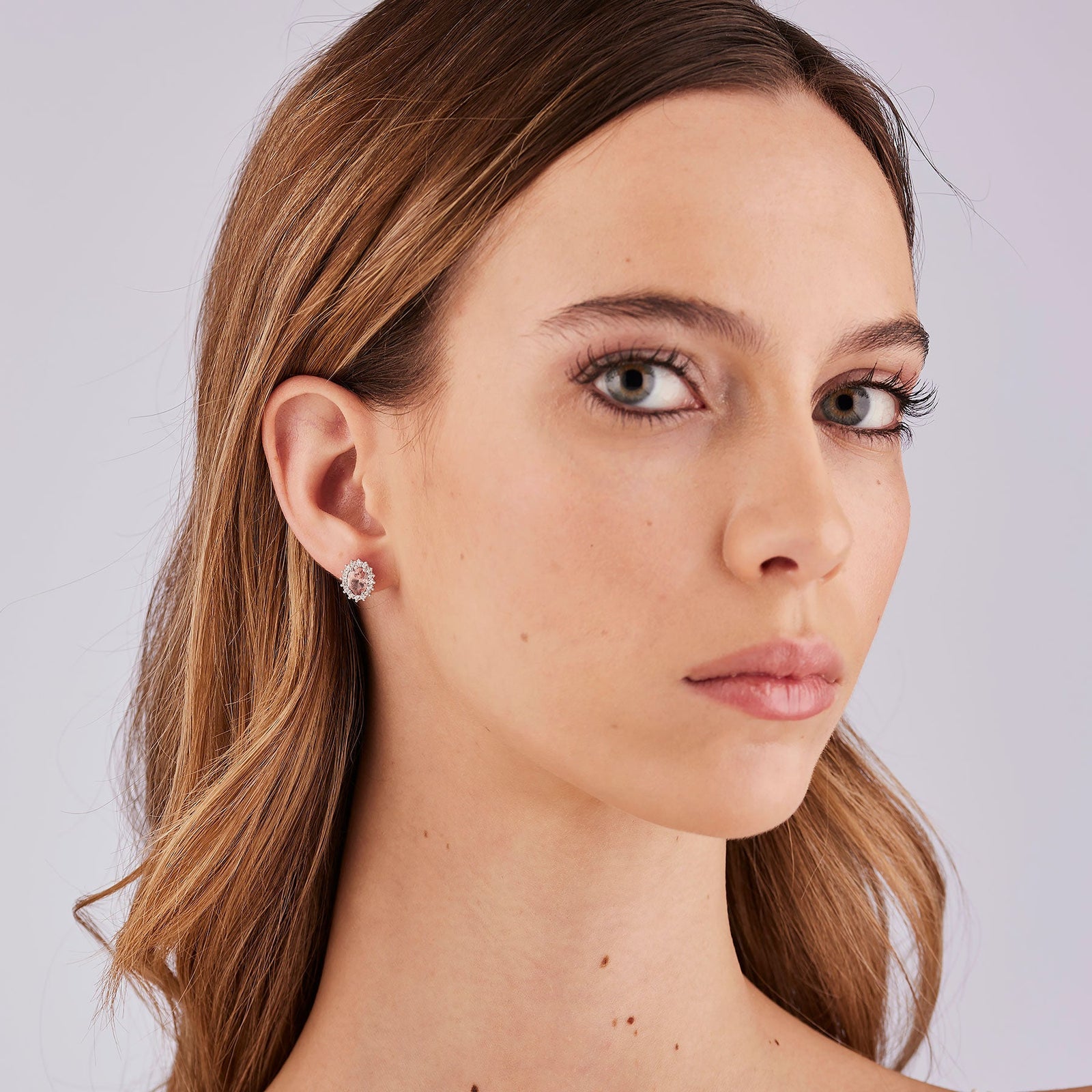 Orecchini Brosway Fancy FTP16 argento 925 zirconia rosa-2b Gioielli