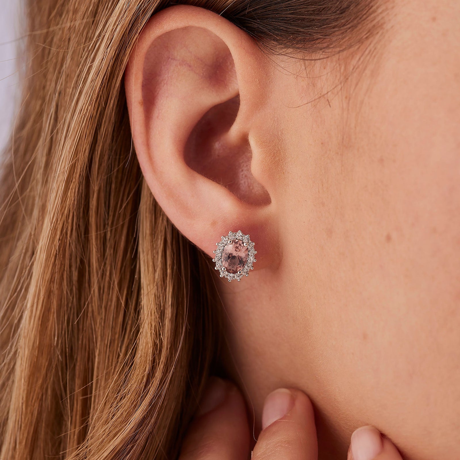 Orecchini Brosway Fancy FTP16 argento 925 zirconia rosa-2b Gioielli