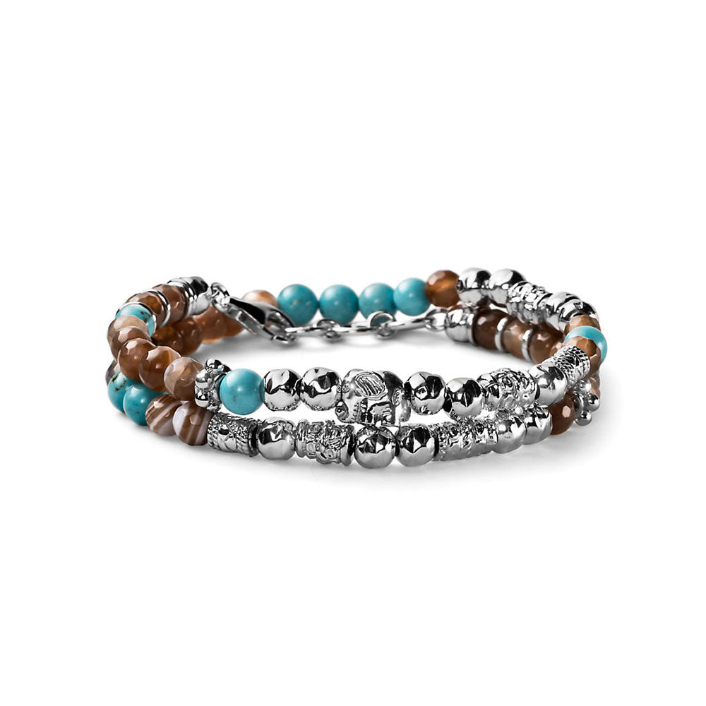 Bracciale Alessandro Magrino Elefante argento uomo G2803-2b Gioielli