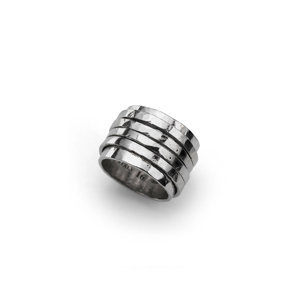 Anello Alessandro Magrino Circle argento uomo G3524 misura 26-2b Gioielli