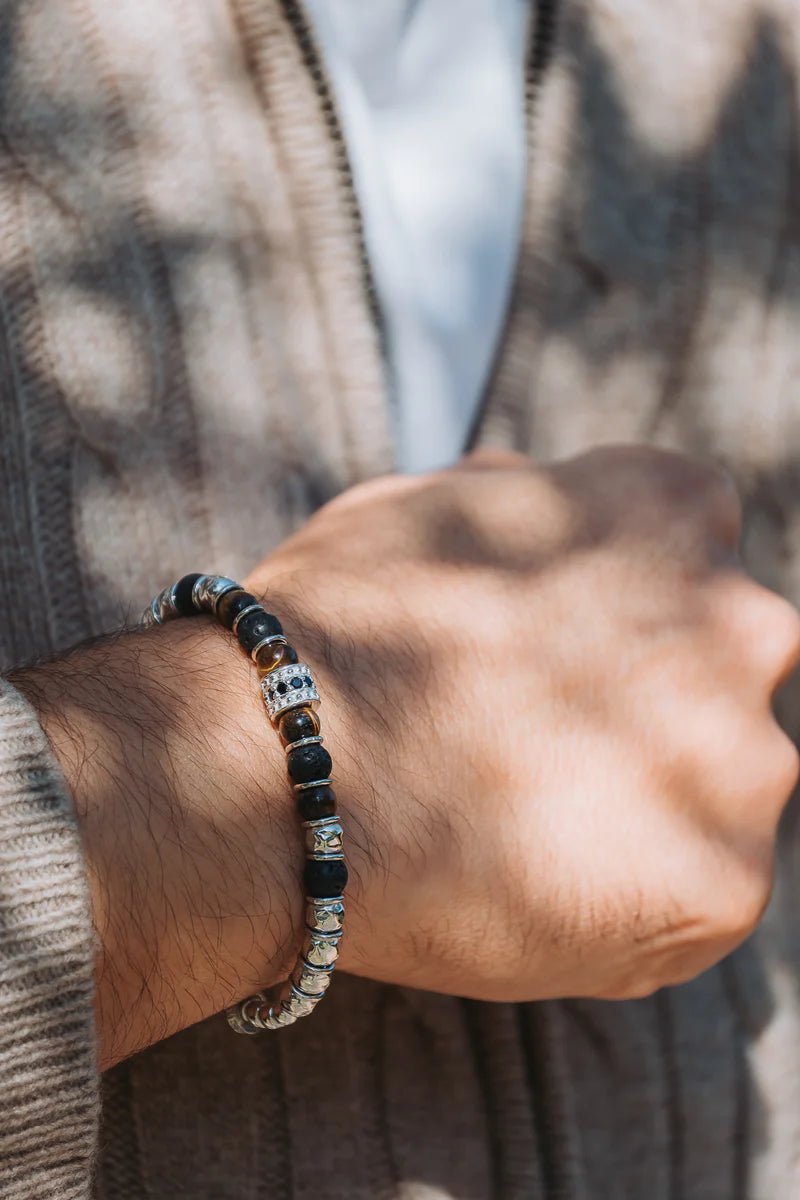 Bracciale Alessandro Magrino argento uomo G4142-2b Gioielli