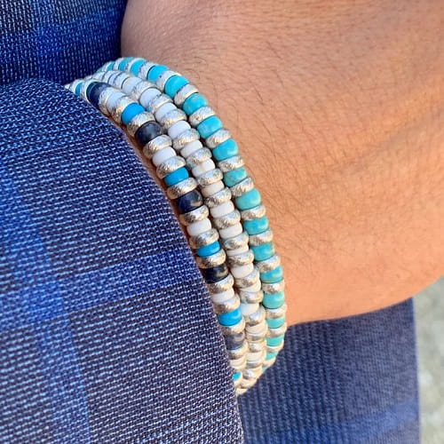 Bracciale Alessandro Magrino argento uomo G4371-2b Gioielli
