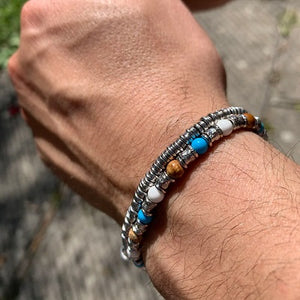 Bracciale Alessandro Magrino argento uomo G4559-2b Gioielli