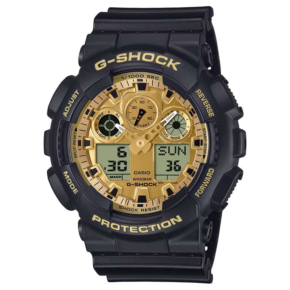 Orologio Casio G-Shock GA-100GGB-1A9ER uomo-2b Gioielli