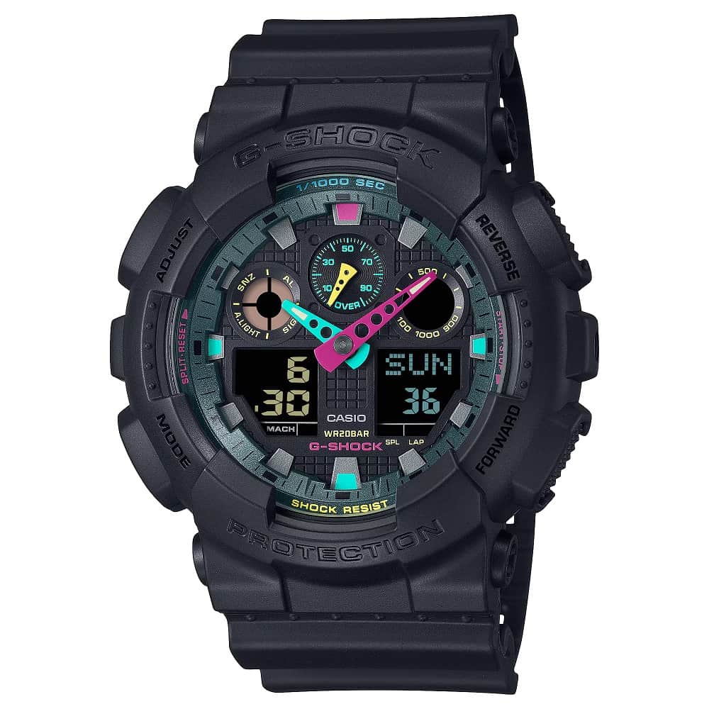 Orologio Casio G-Shock GA-100MF-1AER Multi Fluorescent uomo-2b Gioielli
