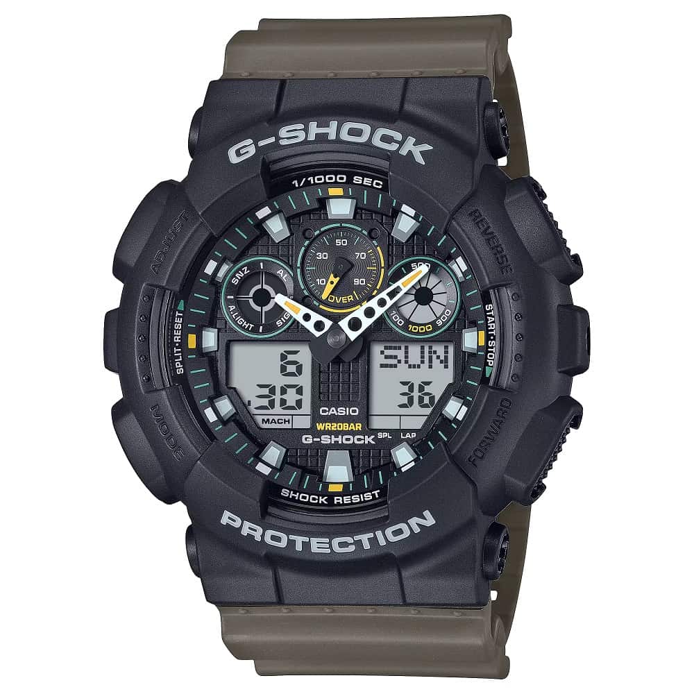 Orologio Casio G-Shock GA-100TU-1A3ER uomo-2b Gioielli