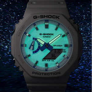 Orologio Casio G-Shock GA-2100HDS-7AER Hidden Glow-2b Gioielli