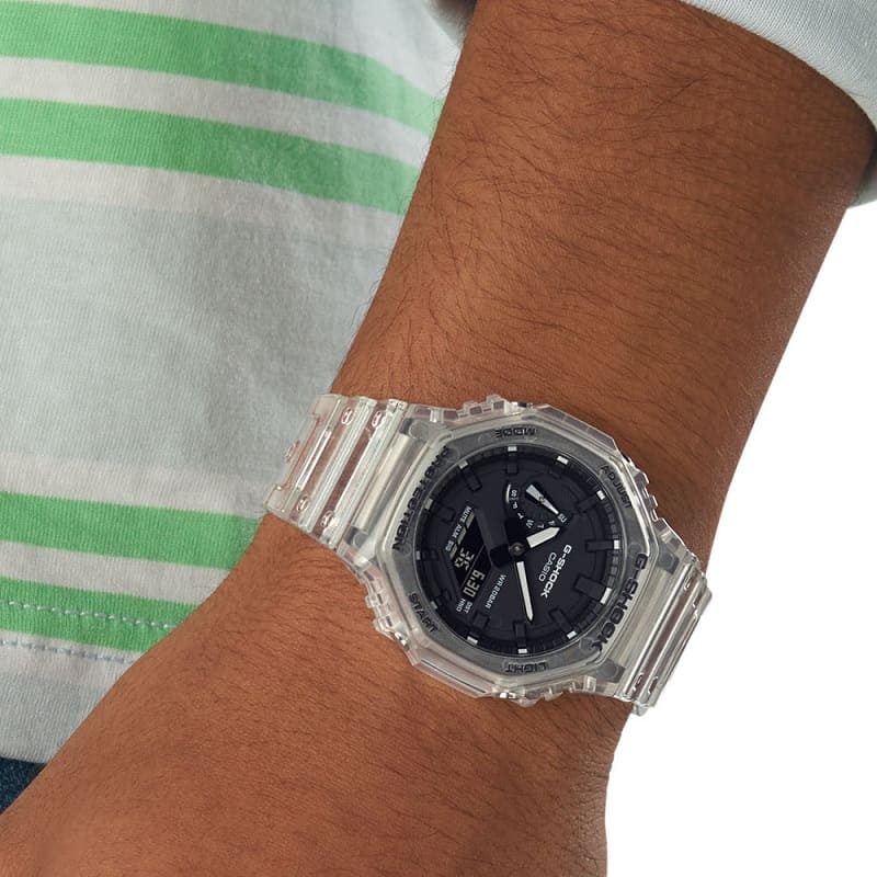 Orologio Casio G-Shock GA-2100SKE-7AER Skeleton Series-2b Gioielli