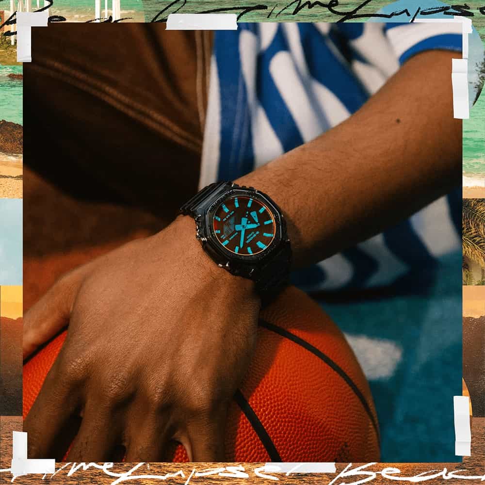 Orologio Casio G-Shock GA-2100TLS-8AER uomo-2b Gioielli