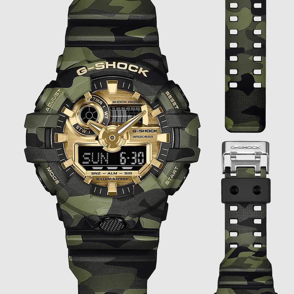 Orologio Casio G-Shock GA-700CMG-3AER uomo-2b Gioielli