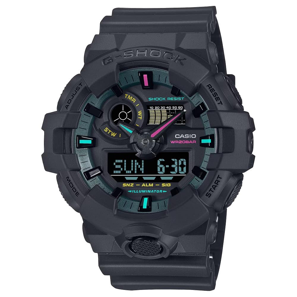 Orologio Casio G-Shock GA-700MF-1AER Multi Fluorescent uomo-2b Gioielli