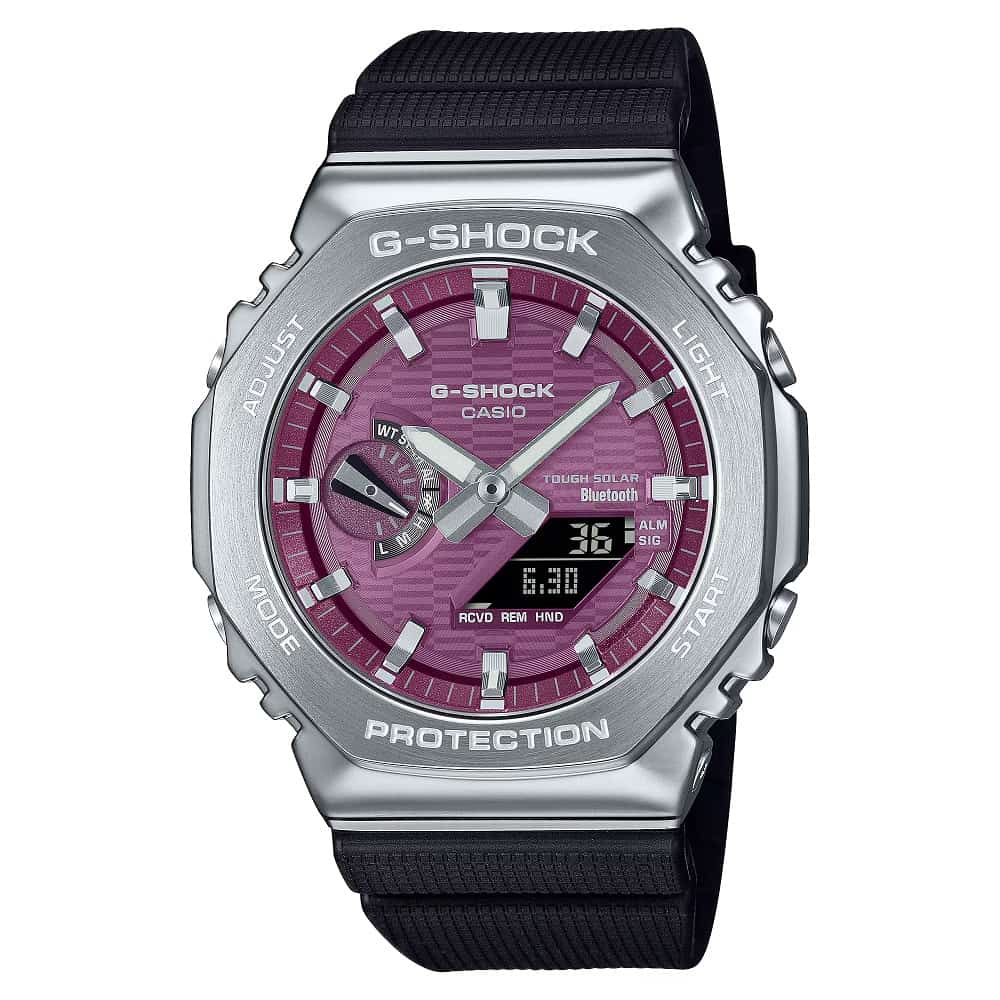 Orologio Casio G-Shock GBM-2100A-4BER solare-2b Gioielli