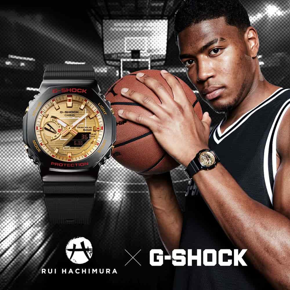 Orologio Casio G-Shock GBM-2100RH-1AER Rui Hachimura uomo-2b Gioielli
