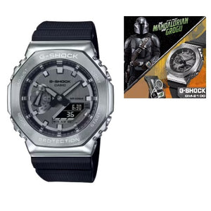 Orologio Casio G-Shock GM-2100-1AER-MAN Star Wars Mandalorian Grogu Limited Edition-2b Gioielli