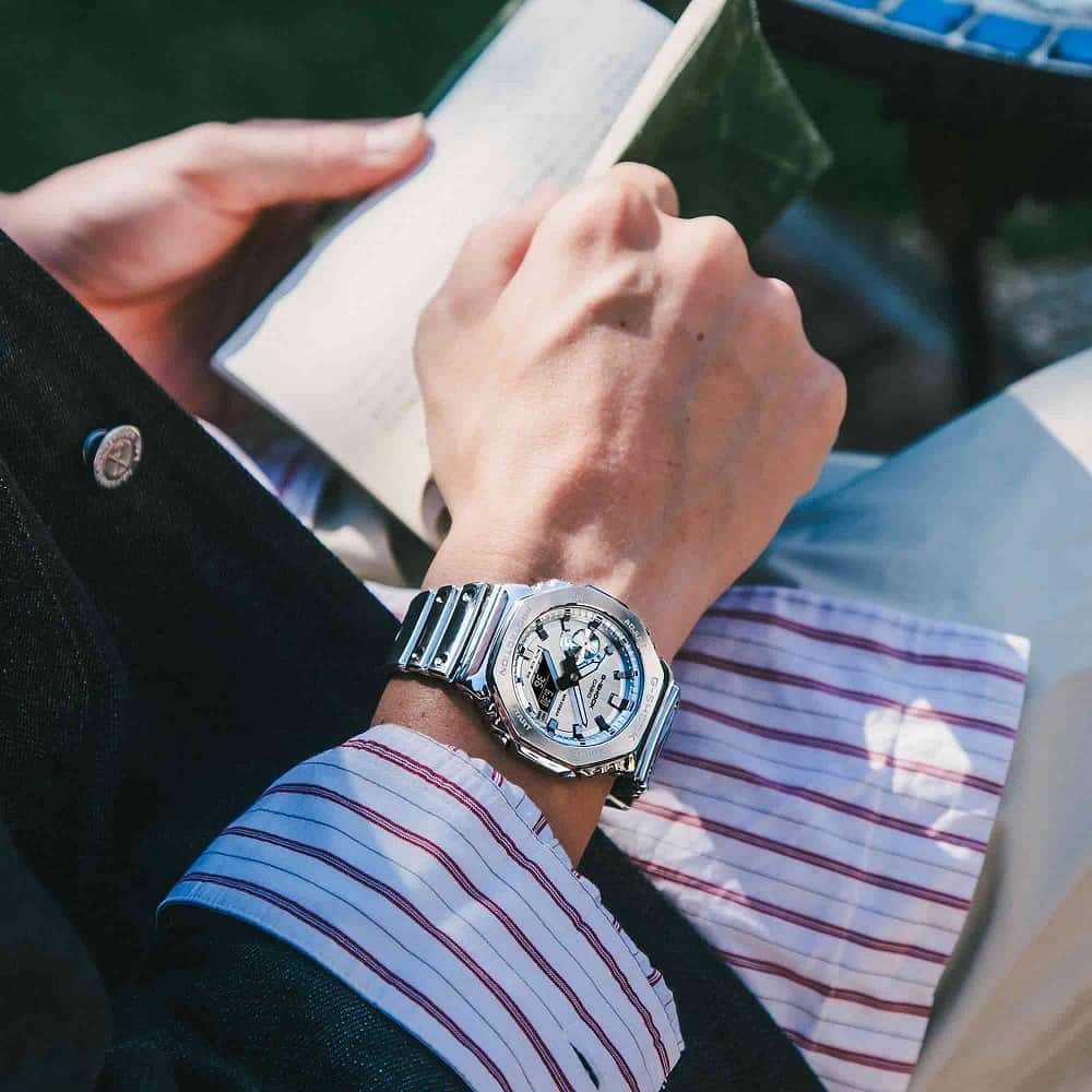 Orologio Casio G-Shock GM-2100YM-8AER Fine Metallic uomo-2b Gioielli