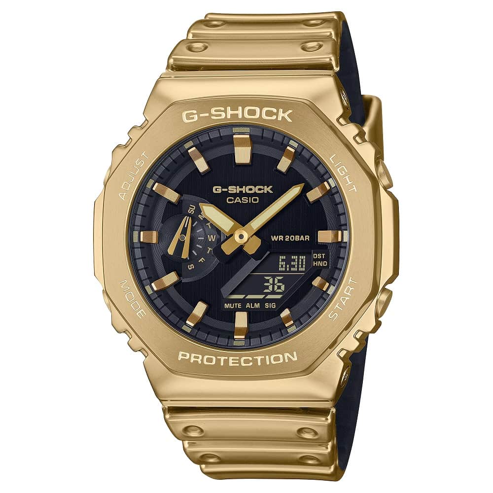 Orologio Casio G-Shock GM-2100YMG-9AER Fine Metallic uomo-2b Gioielli
