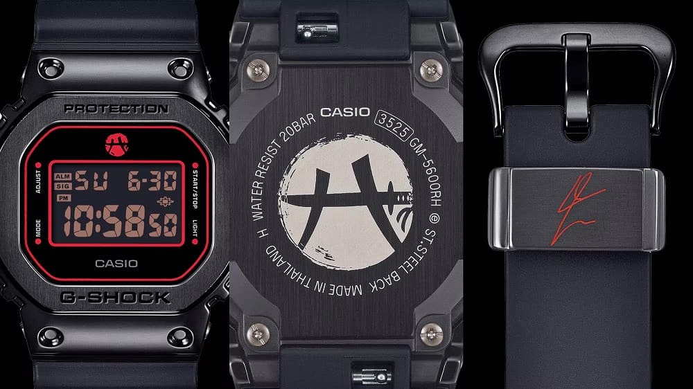 Orologio Casio G-Shock GM-5600RH-1ER Rui Hachimura Limited Edition uomo-2b Gioielli