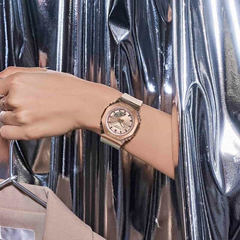 Orologio Casio G-Shock GM-S2110PG-4AER donna-2b Gioielli