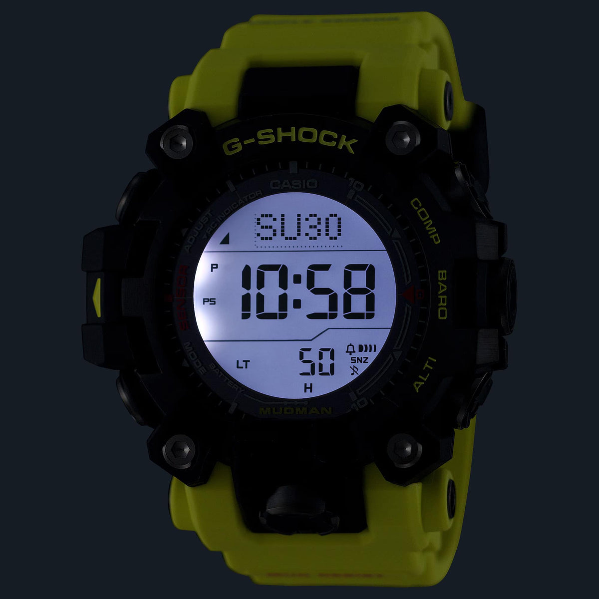 Orologio Casio G-Shock GW-9500MRY-1A9ER Mudman Rescue Yellow uomo-2b Gioielli