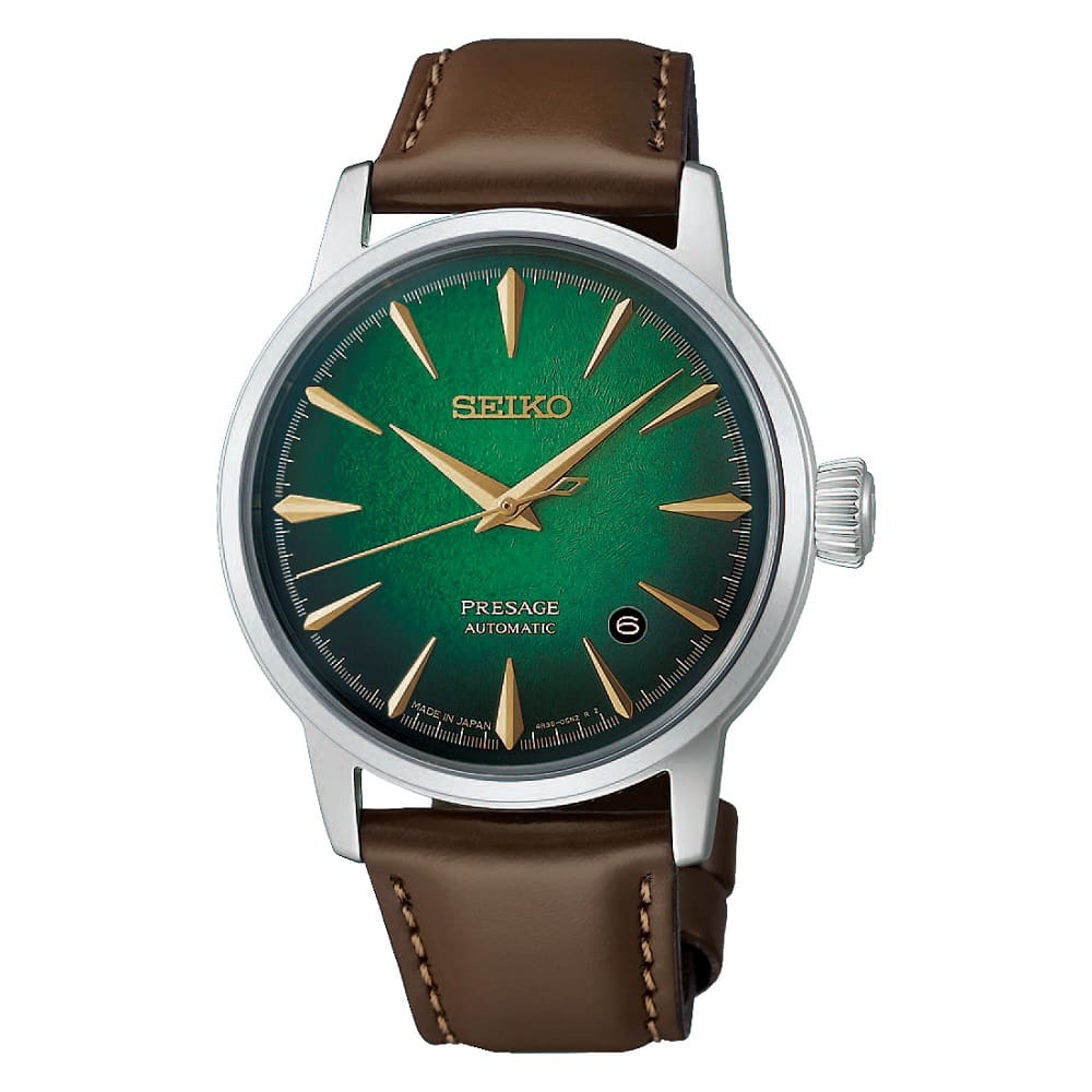 Orologio Seiko Presage HCB002J1 Cocktail Mint Mist automatico uomo 38 mm-2b Gioielli