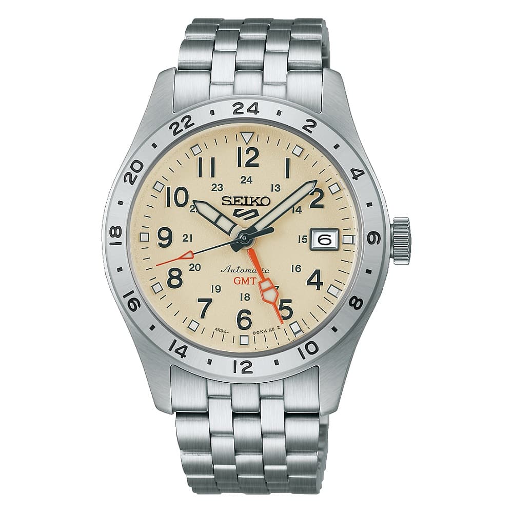 Orologio Seiko 5 HDB002K1 Field GMT automatico uomo 39 mm-2b Gioielli