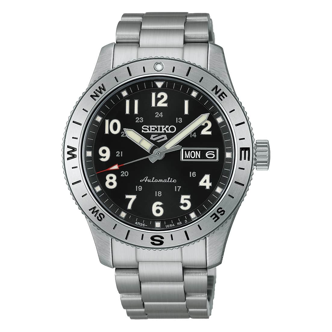 Orologio Seiko 5 HDB006K1 Field GMT automatico uomo 41 mm-2b Gioielli