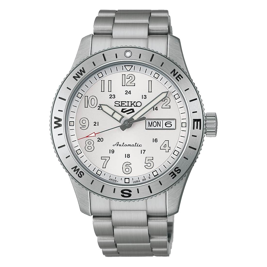 Orologio Seiko 5 HDB007K1 Field GMT automatico uomo 41 mm-2b Gioielli