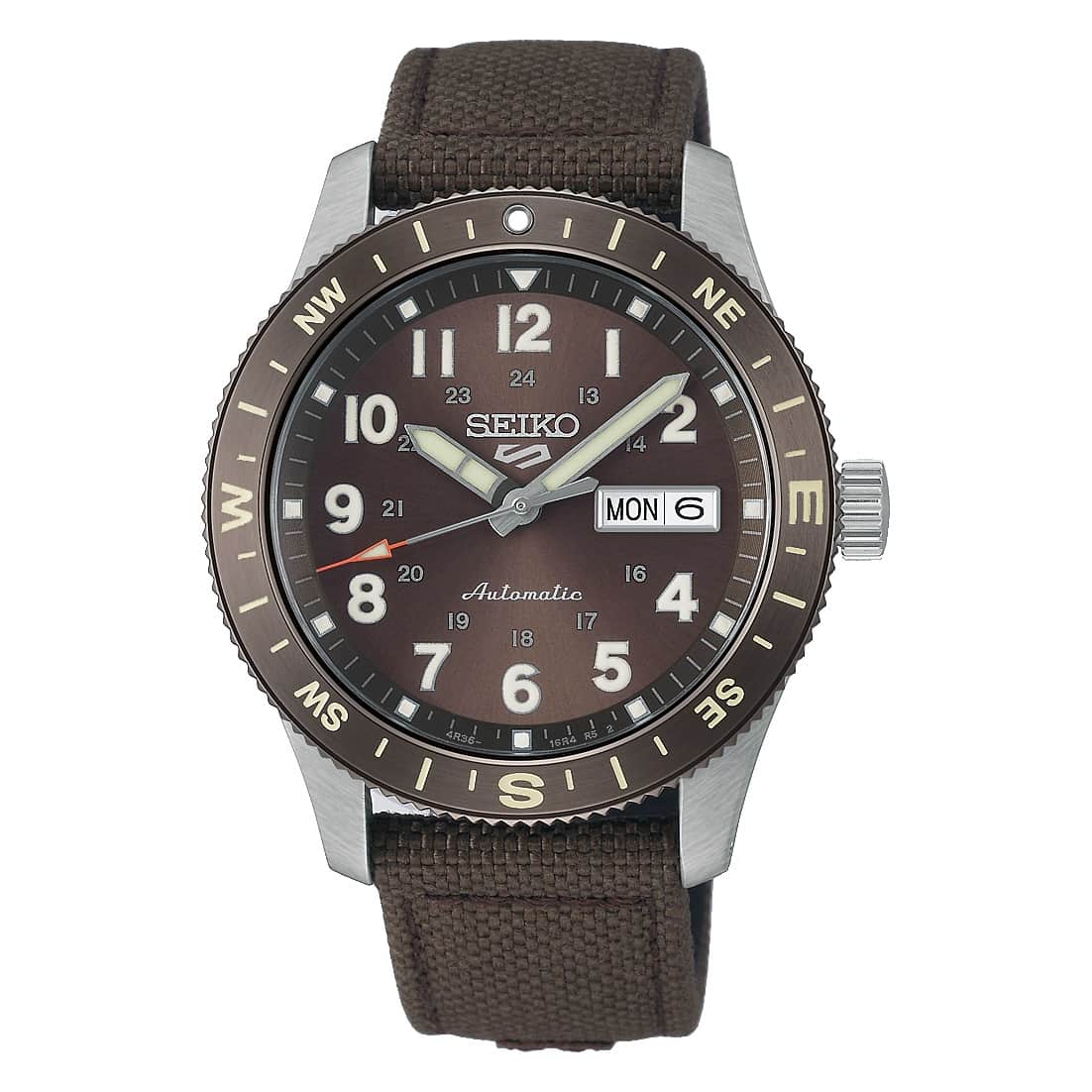 Orologio Seiko 5 HDB009K1 Field GMT automatico uomo 41 mm-2b Gioielli