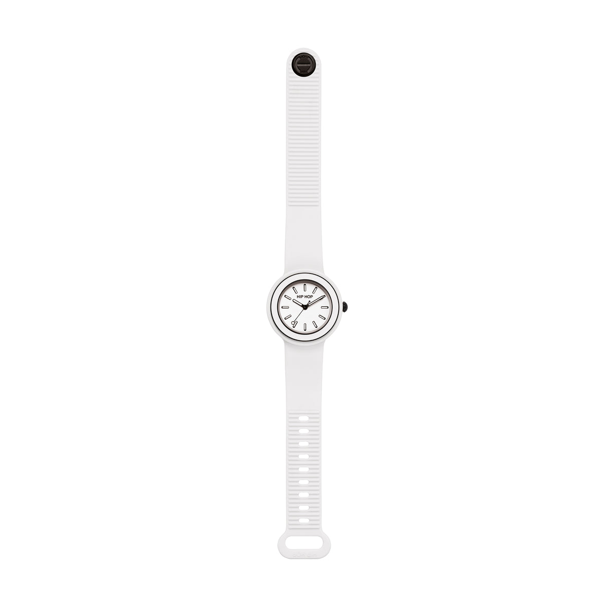 Orologio Hip Hop Hero.Dot Bezel HWU1302 donna 34 mm bianco
