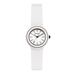 Hip Hop Hero.Dot Bezel HWU1302 Sketchy White