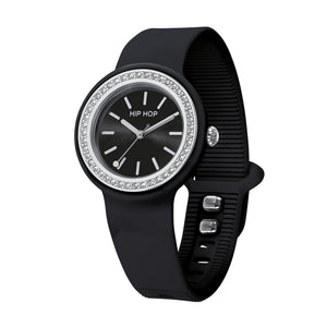 Orologio Hip Hop Hero.Dot Bezel HWU1305 donna 34 mm nero
