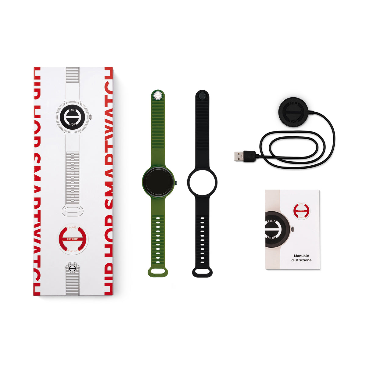 Smartwatch Hip Hop Hero.Next HWU1315 41 mm verde/nero