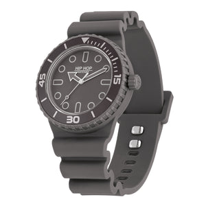 Orologio Hip Hop Master HWU1334 uomo 41 mm grigio/bordeaux