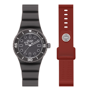 Hip Hop Master HWU1334 grigio e bordeaux