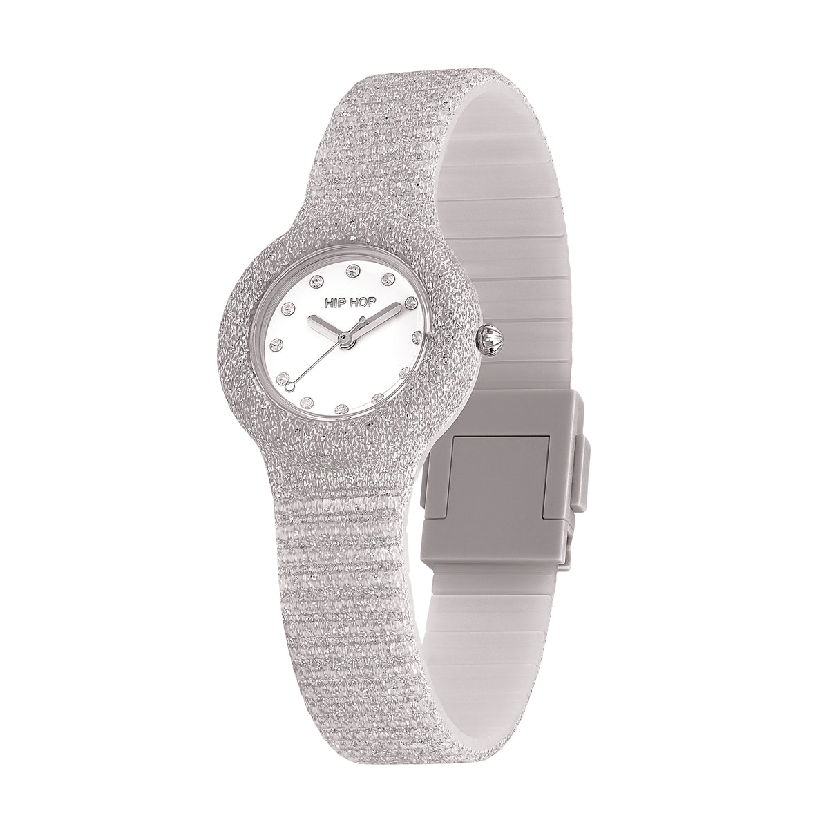 Orologio Hip Hop Shimmer Crush HWU1336 donna 32 mm silver