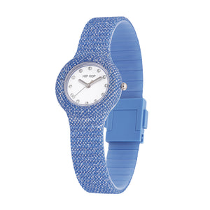 Orologio Hip Hop Shimmer Crush HWU1337 donna 32 mm blu